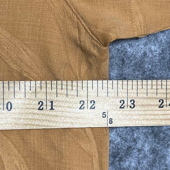 Tommy Bahama 100% Silk Camp Shirt Men's M Orange Button Up Floral Tropical - Picture 6 of 16